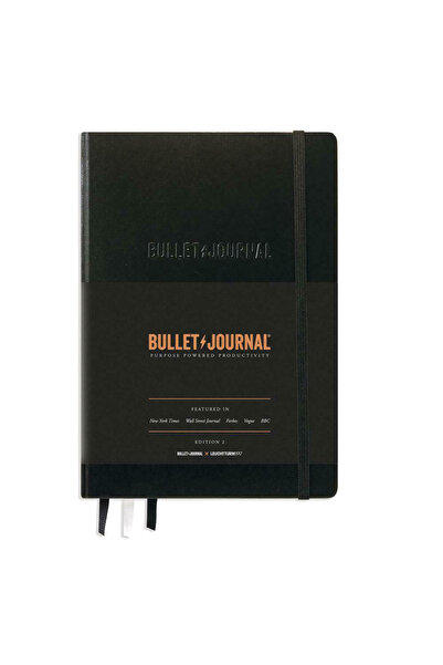 Leuchtturm1917 Caiet A5 Bullet Journal Ed. 2 Copertă cartonată Negru Leuchtstand