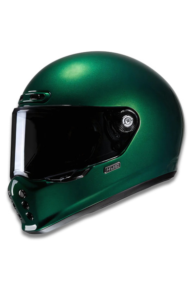 HJC V10 Koyu Yeşil Kapalı Motosiklet Kaskı - Deep Green