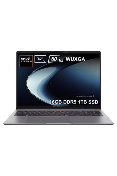 ASUS ExpertBook P3 PM3406CKA-R516512G0Dv1 Ryzen Al 5-330 16GB DDR5 1TB SSD 14...