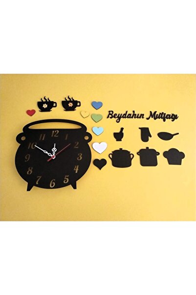 yucisaatleri MUTFAKALAR İÇİN Modern Duvar Saati Şık Ve Kalite Bir Arada No:10102