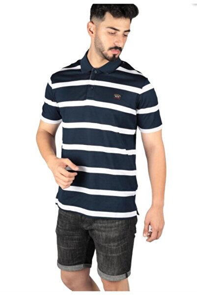 PAUL&SHARK MEN'S KNITTED POLOSHIRT C.WCOTTON