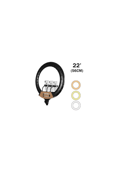 OEM 22" LED Selfie Ring Light with USB Ports, 70W Power, 416 LEDs, Adjustable Tripod