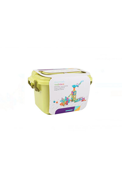 OEM Valiza cu Caramizi Magnetice Colorate - 64 de piese
