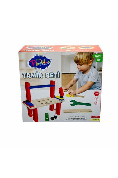 NW NessiWorld 397 Wooden Repair Set in Box - Onyıl Toy