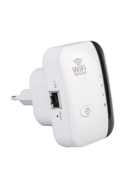 OEM Wireless-N 300Mbps WiFi Signal Amplifier Repeater, 2.4GHz, RJ-45, Dual Antenna, White