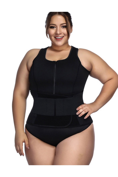 SlimBody Slimming vest with belt