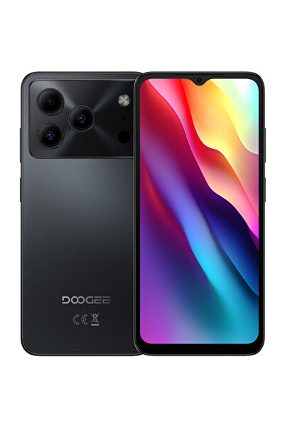 Doogee Note 56 Black Smartphone 4G, Android 16, 6.56" HD 90Hz, 6150mAh (64GB)
