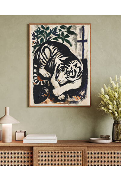 woodhomeworks Ένα τεμάχιο Διακόσμηση γραφείου σαλονιού ζωγραφική Vrynt