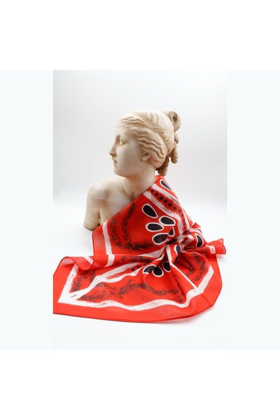 Ciel Coloré , Scarlett Totem DESIGN Scarf Shawl Bandana CIEL COLORE Design SC...