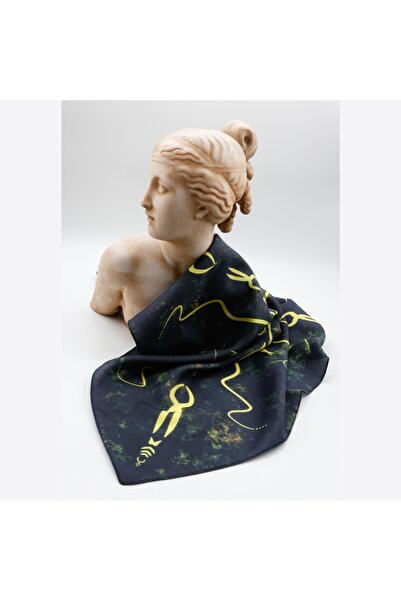 Ciel Coloré , Solar Crown Design Scarf Shawl Bandana Ciel Colore Silk Scarf S...