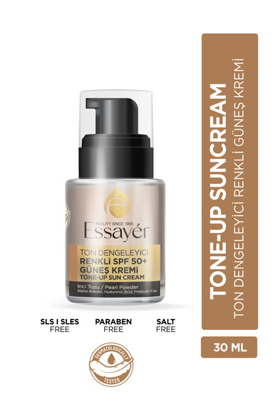 İnci Tozlu Leke Karşıtı Ton Eşitleyen Renkli Güneş Kremi SPF50+ Arbutin Prebiulin Fos Hy 50 ml