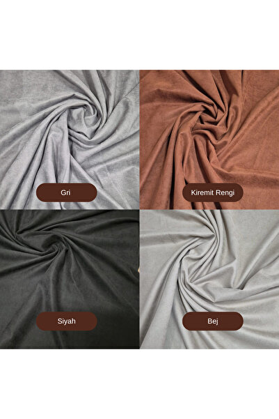 SHY TEKSTİL Luxury First-Class Elegance Home Daily Series Beige (Milk Coffee) Honeycomb Velvet Textured Island Backdrop Curtain