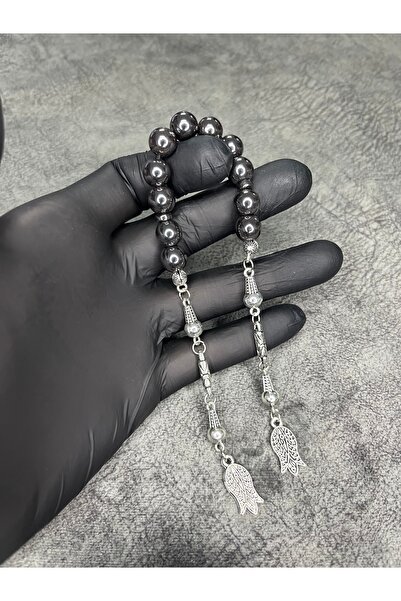 Mos Tespih سبحة زازا سالاماليك من الحجر الطبيعي عالي الجودة من الهيماتيت