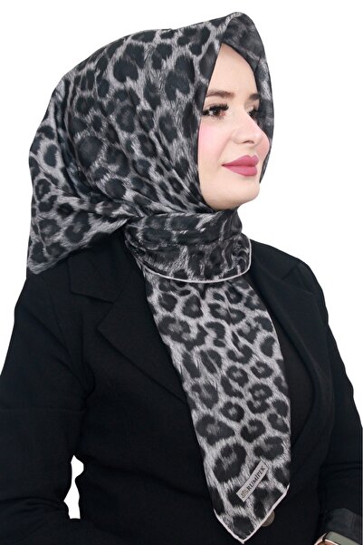 RUMİPEK Organic Cotton Soft Scarf Leopard Print Lightweight Stylish Scarf