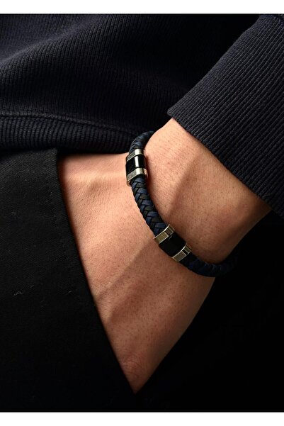 voqplus Men's Leather Bracelet 35