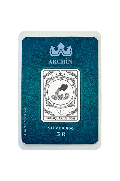 archin Şubat Ayı Doğumlarına Özel Kova Burcu Sembolü Kulce Görünümlü Koleksiy...