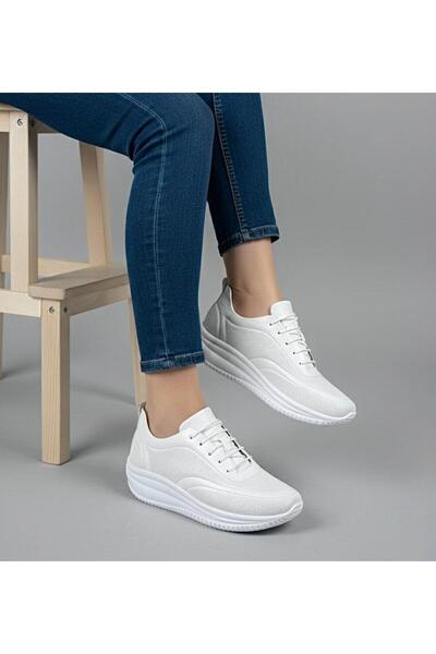 MİRATERLİK ORTOPEDİK TERLİK VE AYAKKABI Mira Orthopedic Women's Leather Shoes Suitable for Heel Spur Bone Protrusion