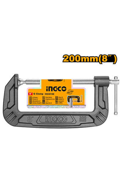Ingco HGC0108 8"/200mm Endüstriyel G Tip İşkence
