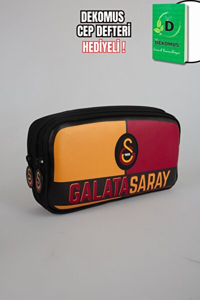Galatasaray New Season Licensed Partial Pen Case with a Gift of a Dekomus Pocket Notebook
