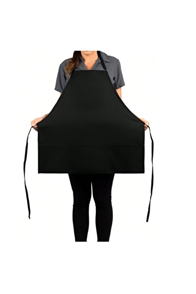 Pauco Profesional Sort Frizerie/ Coafor cu Buzunare, Black - 51459910