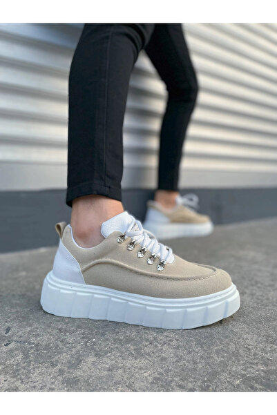 Joy Ayakkabı JY010 Pantofi casual pentru bărbați din piele intoarsa cu siret ...