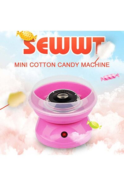 Generic Mini Automatic Cotton Candy Maker Pink 26x13x26cm