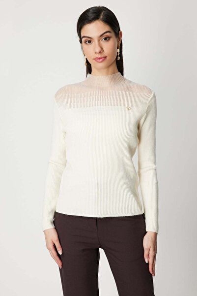 ON Pulover tricotat cu detalii accesorii