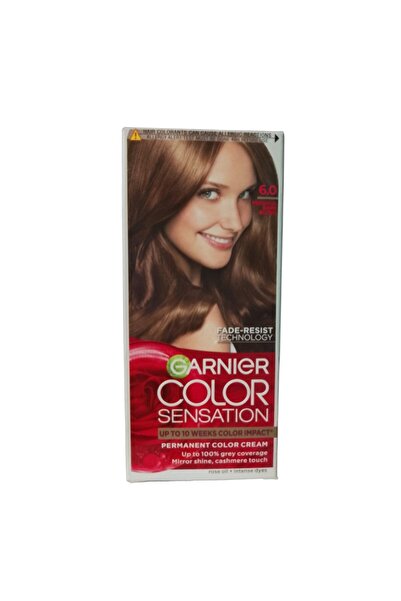 Garnier Set of 3 x Color Sensation 6.0 Precious Dark Blonde Permanent Hair Dye with Ammonia, 110 ml