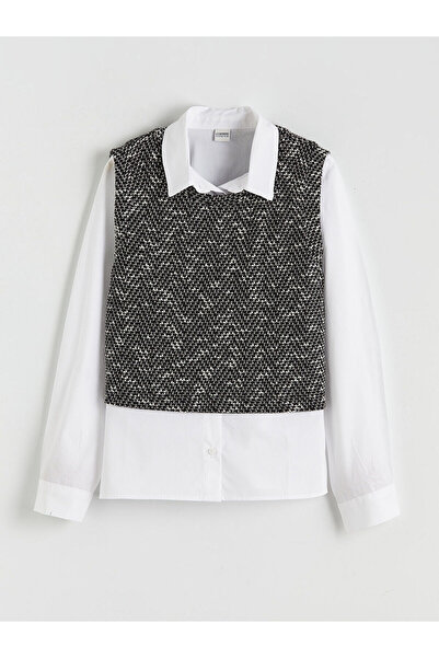 LC Waikiki Two Mt Shop Quality Lcw Kids White Poplin Patterned Standard & Reg...