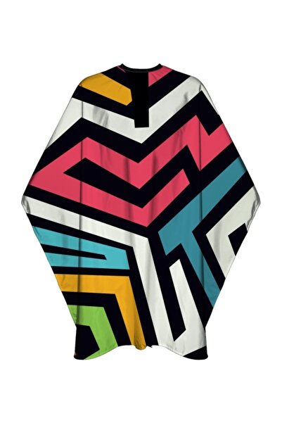 Pauco Profesional Pelerina frizerie Marmara Barber Funky Colors