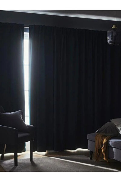 SHY TEKSTİL Blackout Karartma Fon Perde Işık Geçirmez Dökümlü Kumaş Gün Işığı...