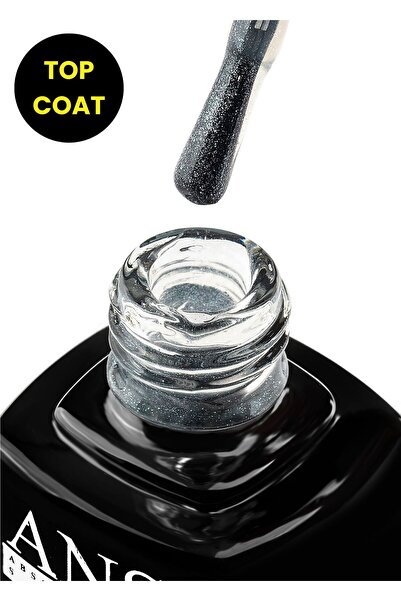ZORAKOZMETİK ANS Silvery Shimmer Simli Top Coat 14.3ml