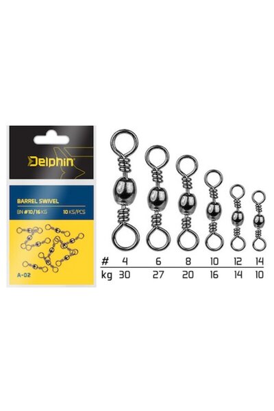 DELPHİN Pivot Fish-On-X A-02 - 10 buc, mărimea 6