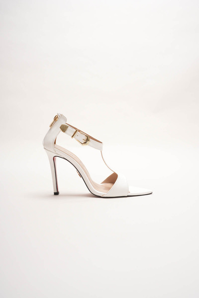 Ayakkabı Ateşi Παπούτσια με λεπτό τακούνι με μυτερή μύτη και λεπτή αγκράφα με λουράκια στον αστράγαλο