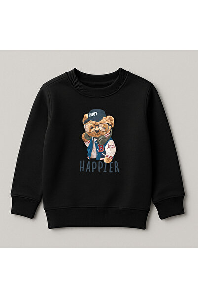 SVART WEAR Bluză pentru copii 100% bumbac cu imprimeu Enjoy Bear tricou