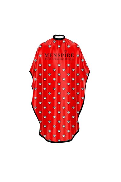 Menspire Red Diamond barber cape
