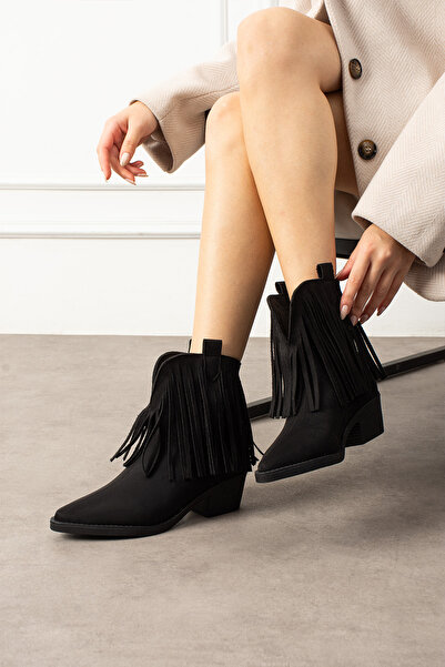 wolk shoes püskülü saçaklı dalas bot