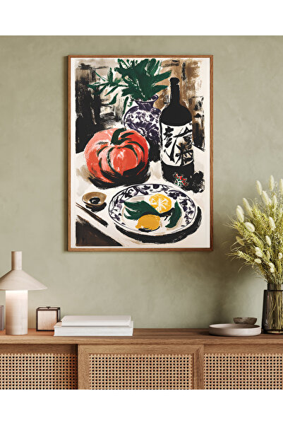 woodhomeworks Ένα τεμάχιο Διακόσμηση γραφείου σαλονιού ζωγραφική Vrynt