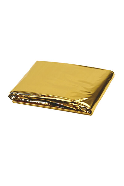Setty Patura Termica de Supravietuire SKT-01, Argintiu-Auriu, 160x210 cm, pen...