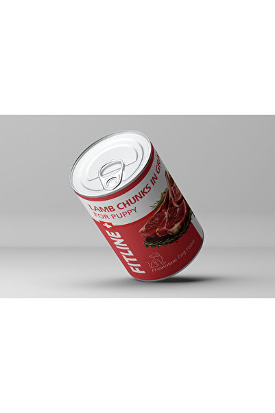 Fitline Tahılsız Kuzu Etli Yavru Köpek Yaş Mama Konservesi 400 gr x 12 | Grai...