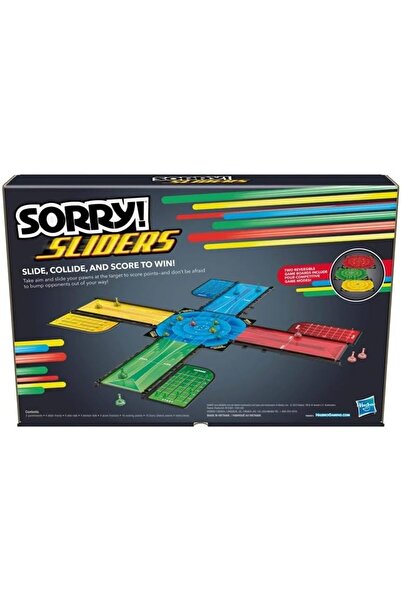 Hasbro Sorry Slider Family Board Game for 2 to 4 Player