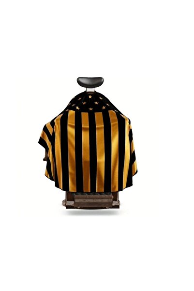 Pauco Profesional Pelerina Tuns, Manta Frizerie, Design Negru-Auriu - 174977366