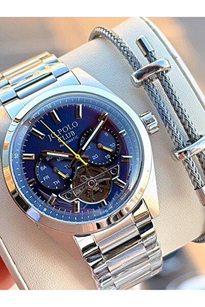 JG. Polo Club Jg.Polo Club Automatic Mechanism Italian Design Bracelet 5Atm Water Resistant Men's Wristwatch 04102.2
