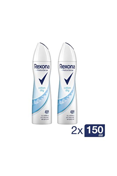 Rexona Pachet x2 Deodorant antiperspirant spray Cotton Dry, 150 ml