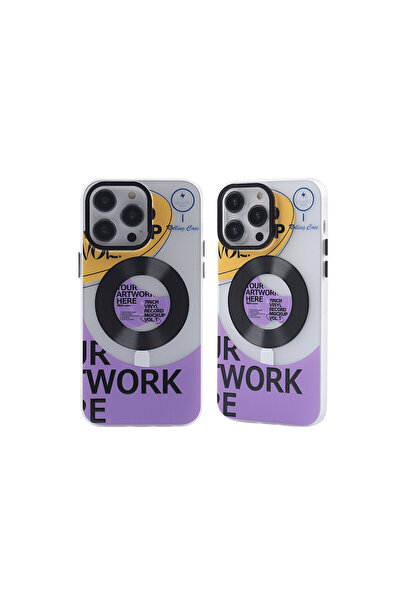 NewFace غطاء آيفون 14 برو ماكس من أبولو مغناطيسي آمن بنمط - شفاف أبولو - 6