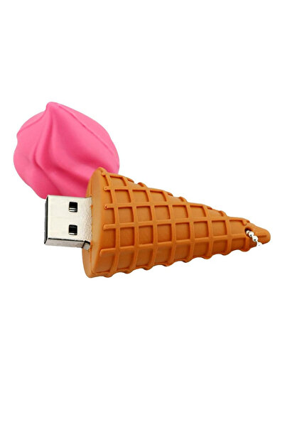 OEM 8GB USB Pendrive with Key Applicator, Fun Ice Cream Design, Portable and Practical