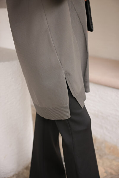 İmajButik Smoked Cold Yarn Mercerized Knitwear Tunic