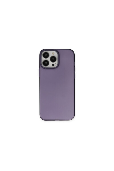 NewFace غطاء معدني من Modos لهاتف iPhone 14 Pro Max - بنفسجي عميق