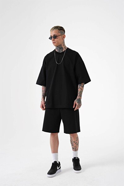 Machinist Men's Premium Basic Cotton Shorts Black