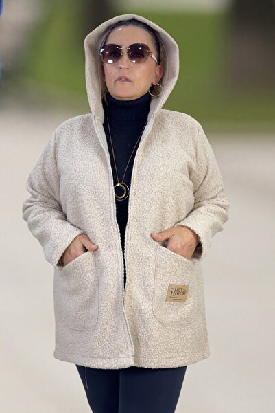 yagmurberen Original Italian Fabric Ka Hooded Epl Large Size Sweat Buklet Jacket